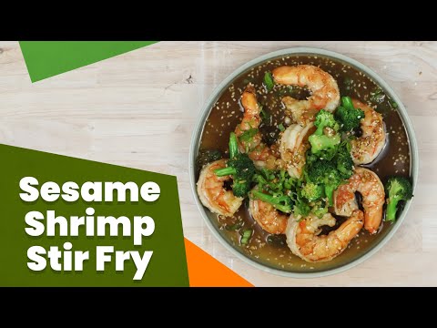 Keto Sesame Shrimp Stir Fry Recipe