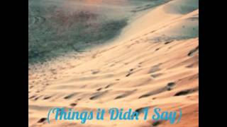 Adam Lambert- Things It Didn&#39;t Say (Tradução)