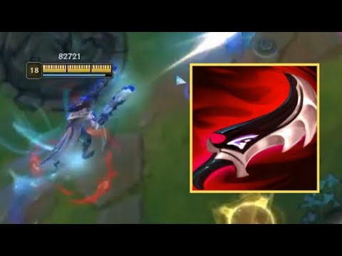 When Lucian builds Duskblade of Draktharr...