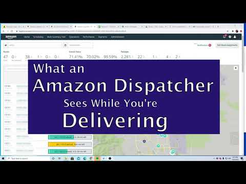 What an Amazon Dispatcher Sees While You're Delivering