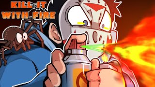 AHHHH!.. THERE&#39;S SPIDERS EVERYWHERE! | Kill it with fire - Demo 🔥🕷