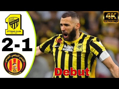 Benzema Show 🔥 Al Ittihad vs Esperance Tunis 2-1 | Highlights & All Goals 2023