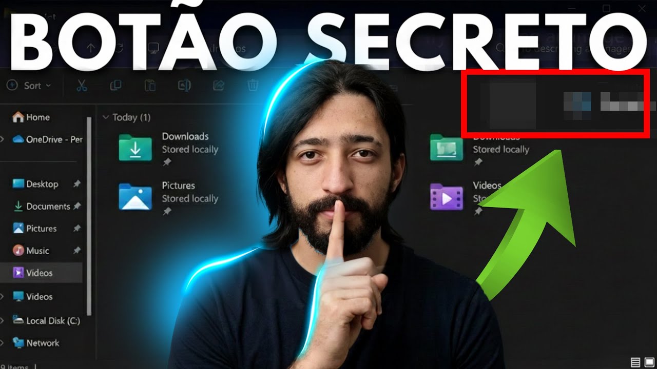 Nova build do windows 11 traz um BOTÃO INVISIVEL SECRETO! 😱