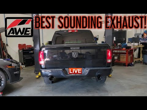 I can't BELIEVE my RAM is so VICIOUSLY LOUD with ZERO DRONE! *NEW AWE EXHAUST