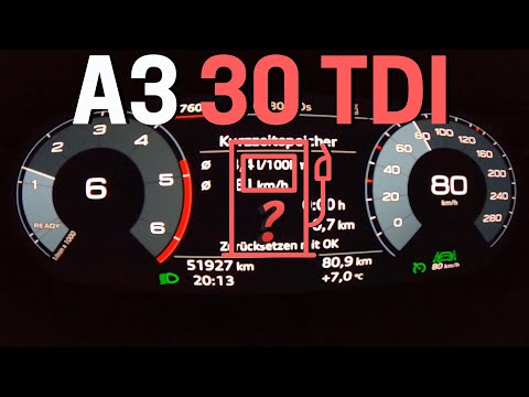 AUDI A3 30 TDI 8Y ⛽ FUEL CONSUMPTION TEST
