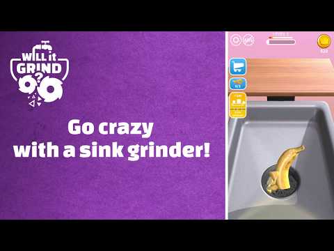 Will It Grind? Satisfying ASMR Sink Grinder Game Video