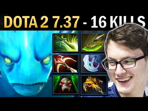 Morphling Gameplay Miracle with 16 Kills and Butterfly - Dota 2 7.38