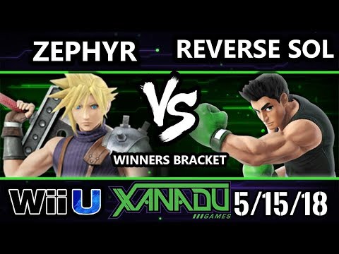 S@X 250 Smash 4 - Zephyr (Cloud) Vs. Reverse Sol (Little Mac) - Wii U Winners Bracket
