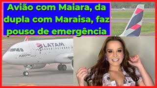 Avio com Maiara da dupla com Maraisa faz pouso de emergncia