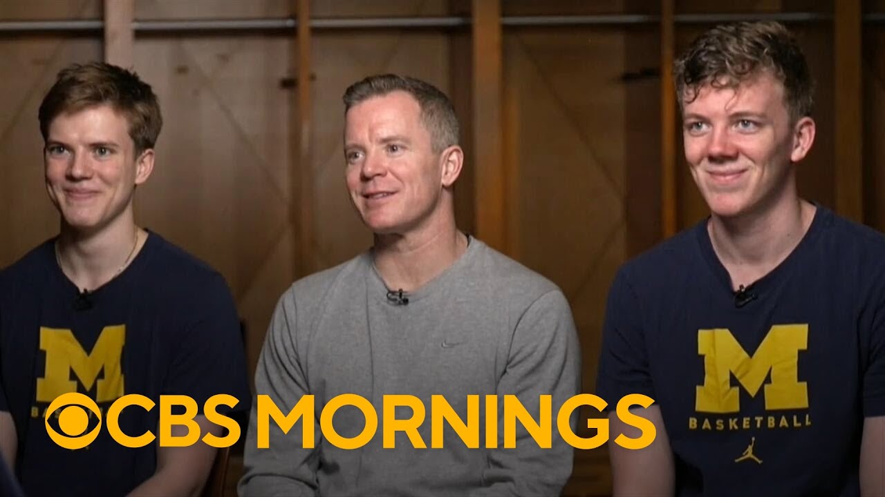 Michigan coach Dusty May shares March Madness run with sons by his side