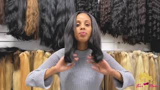 Full weave med 40cm löshår