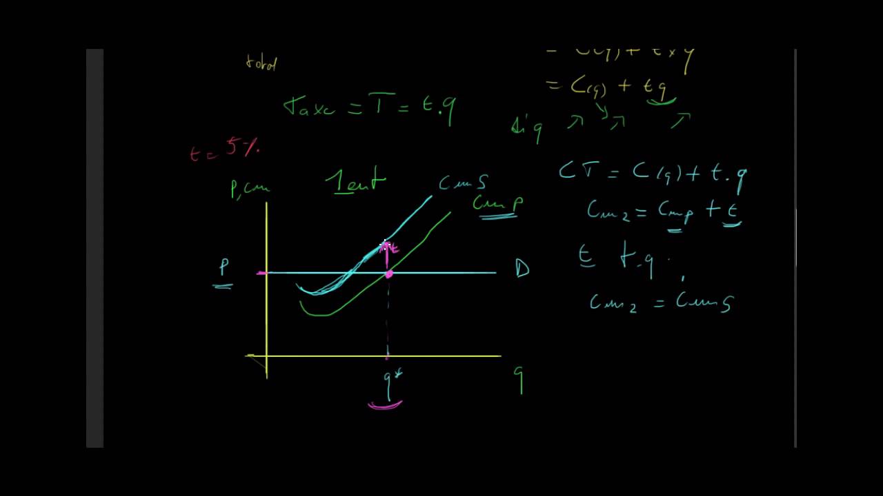 Microéconomie - La taxe pigou