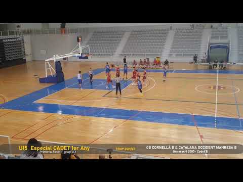 U15 CC CADET 1er ANY  CB Cornellà B  & Catalana Occident Manresa Cadet B