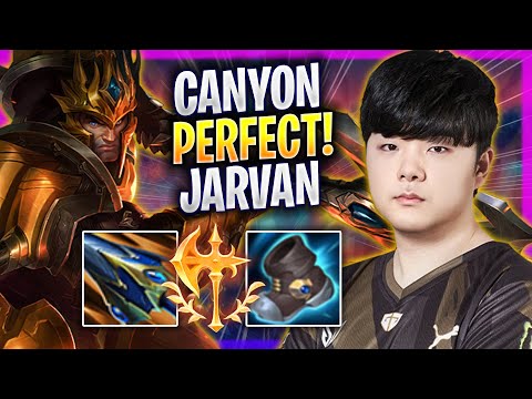 CANYON PERFECT GAME WITH JARVAN! - GEN Canyon Plays Jarvan JUNGLE vs Viego! | Season 2024
