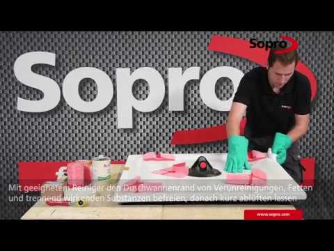 Sopro WannenDicht-System - Einbau Duschwanne