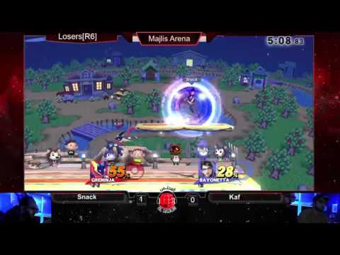 SSB4 @ Al Majlis 12/2: KAF (Yoshi, Greninja) vs Snack (Charizard, Bayonetta) - LR6