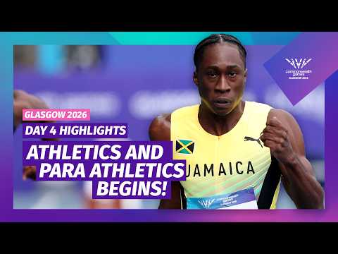 Action on the track and Australia continue dominance in the pool! | HIGHLIGHTS | Day 4, Glasgow 2026