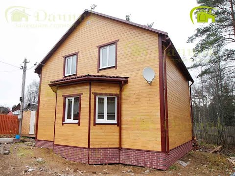 Построен каркасный дом 10х8 ДНП "Петроградец". Объект сдан 26.10.2019 ||| СК Дачник