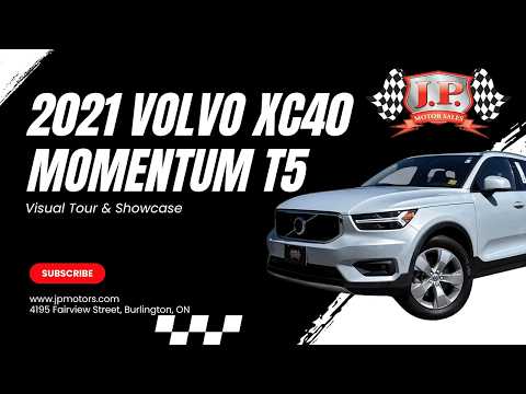 2021 Volvo XC40 T5 AWD Momentum in Silver for sale at JP Motors in Burlington, ON
