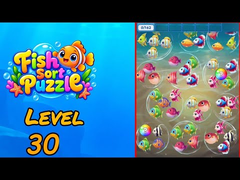 Fish Sort Puzzle Level 30 Walkthrough thumbnail