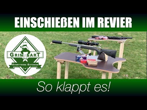 Einschießen – so geht es! Ganz einfach die eigene Jagdwaffe problemlos im Revier einschiessen.