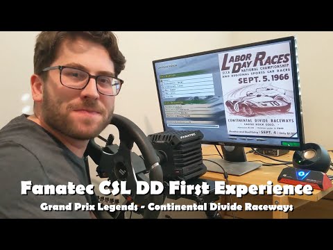 Fanatec CSL DD First Experience (5NM) - Grand Prix Legends: Continental Divide Raceways