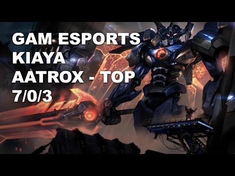 GAM Esports Kiaya Top Aatrox vs Irelia - KR Grandmaster Patch 10.9