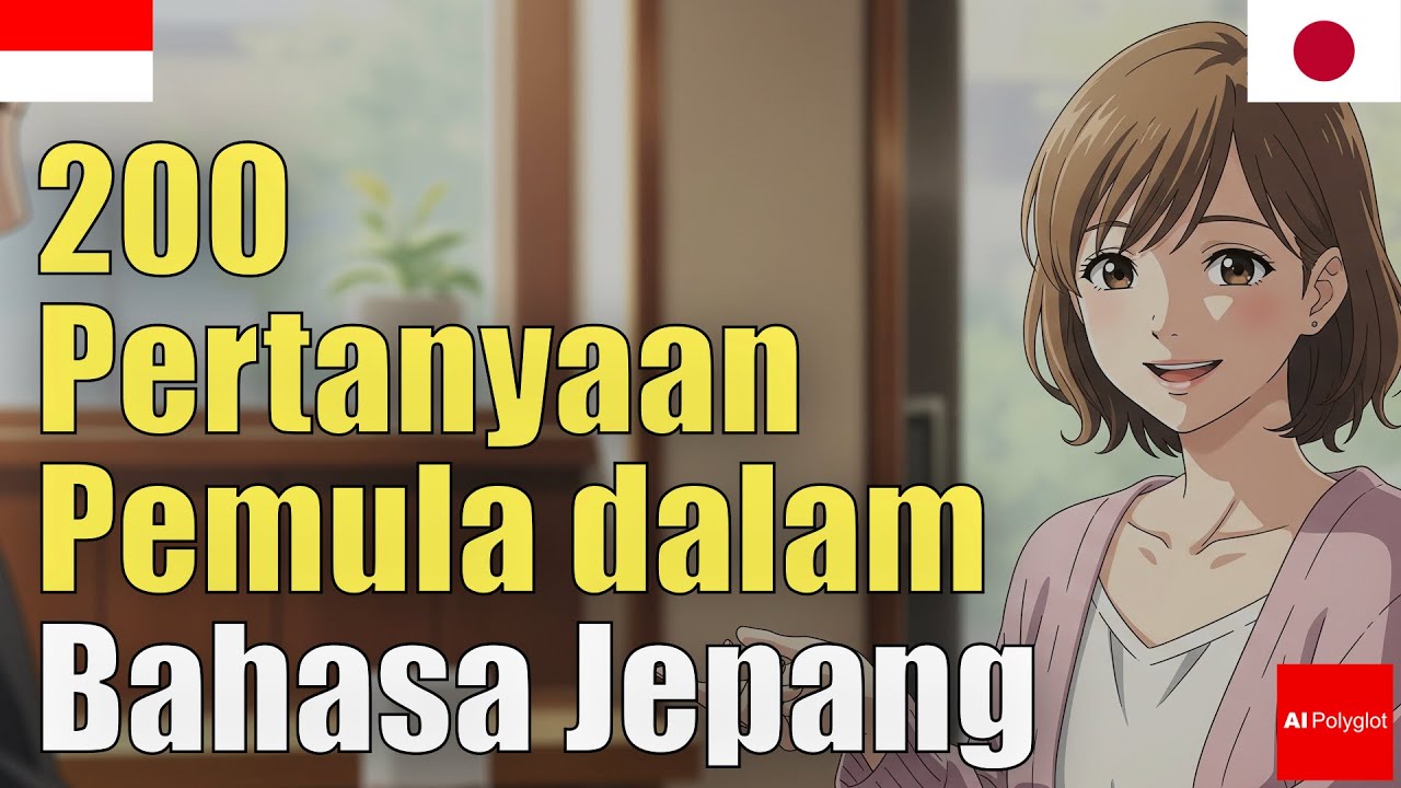 200 Pertanyaan Pemula dalam Bahasa Jepang | ungkapan penting | dengan Hiragana episode artwork
