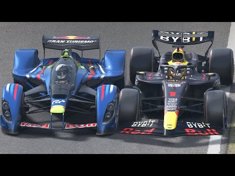 Red Bull F1 2024 vs Red Bull X2010 at Monza