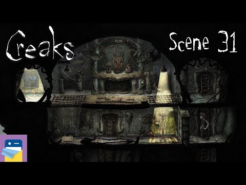Creaks: Scene 31 Walkthrough + Interactive Painting & iOS Apple Arcade Gameplay (by Amanita Design) - YouTube