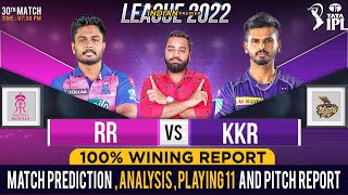 KKR vs RR IPL 2022 30th Match Prediction- 18 April | Kolkata vs Rajasthan Match Prediction #ipl2022