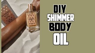 DIY SHIMMER BODY OIL