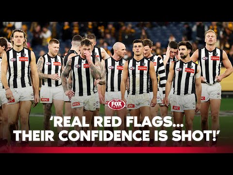 'Colliwobbles' SMASHED by Hawks 😱 What's gone wrong and how can the Pies stop the rot? | Fox Footy