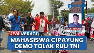 Aksi Mahasiswa Tolak UU TNI di Kepri Berakhir Ditemui Anggota DPRD, Duduk Bersama Sampaikan Tuntutan