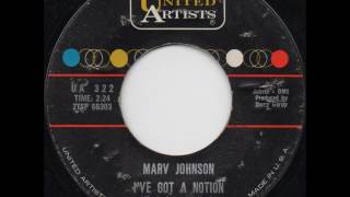 Marv Johnson - I've Got A Notion