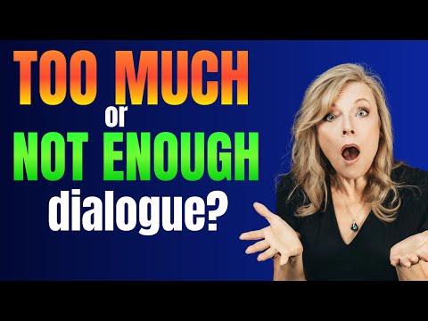 EASY Trick to Balance Dialogue and Narrative in Your Novel (tips from a pro!)