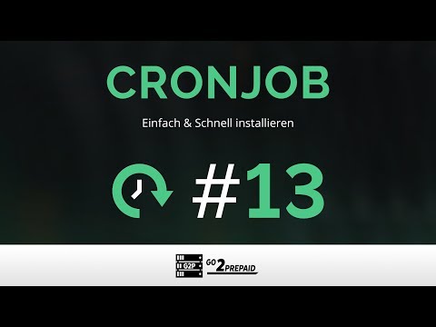 #13 CronJob - Einfach & Schnell installieren