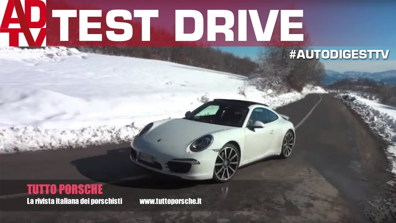 Porsche 911 Carrera 4: sound & test on track and road