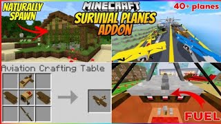 Survival planes addon for mcpe||Minecraft PE 1.18+||WARLORD GAMING