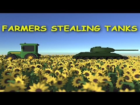 , title : 'Farmers Stealing Tanks (Inspired by true events)'
