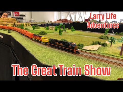 The Great Train Show at the OC Fair - model train layouts and tons of trains for sale -