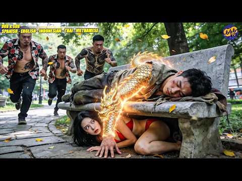 Mendigo Duerme En Un Banco, Es Un Dios De Guerra Oculto, Derrota Matones Y Salva A La CEO