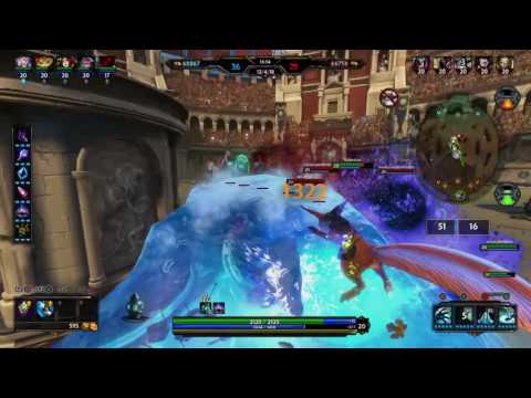 SMITE He bo arena op build triple kill
