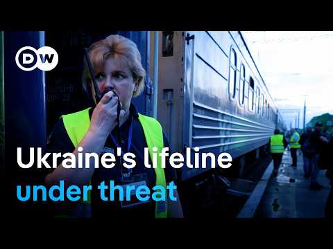 Under attack: Traveling on Ukraine's train to the frontline | DW News
