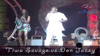 FlytimeTV:Tiwa Savage &amp; Don Jazzy perform &quot;Without My Heart&quot; at the 9ice Bashorun Gaa Versus Concert