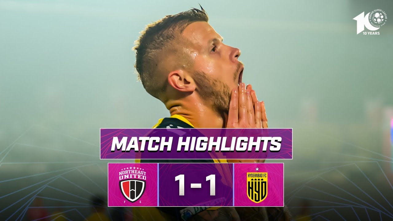 NorthEast United vs Hyderabad highlights