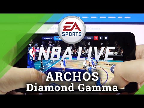 Discover Gaming Performance Test on Archos Diamond Gamma - NBA Mobile Gameplay