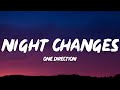 One Direction - Night Changes (Lyrics)