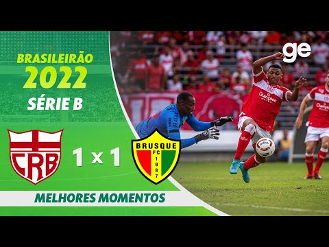 Gols e lances de CRB x Brusque