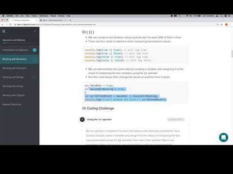 Module 0 Operators And Methods Booleans Part 2